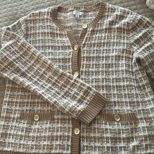 JCrew cardigan. Lady Sweater size xl